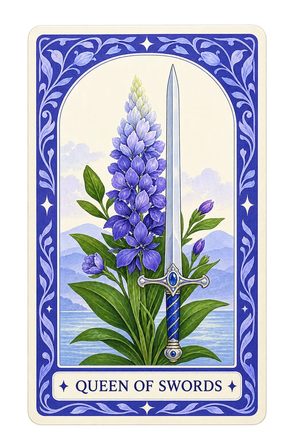 Holly Black Faerie Tarot — back